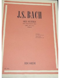 BACH SEI SUITES PER VIOLONCELLO SOLO (BWV 1007-1012)