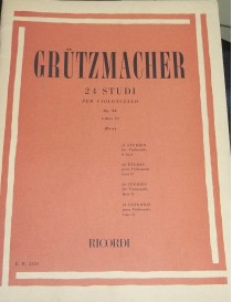 GRUTZMACHER 24 STUDI PER VIOLONCELLO OP 38 VOL 2°