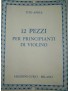 APREA 12 PEZZI PER PRINCIPIANTI DI VIOLINO