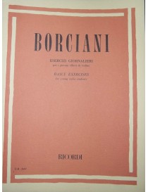 BORCIANI ESERCIZI GIORNALIERI PER VIOLINO