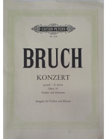 BRUCH KONZERT G MOLL OPUS 26 VIOLINE UND ORCHESTER