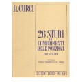 CURCI 26 STUDI DI CAMBIAMENTI DELLE POSIZIONI PER VIOLINO
