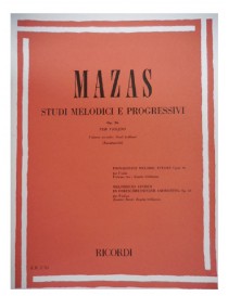 MAZAS STUDI MELODICI E PROGRESSIVI PER VIOLINO VOL 2° OP 36