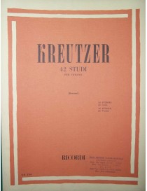 KREUTZER 42 STUDI PER VIOLINO