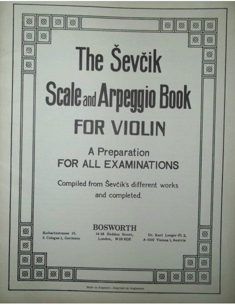 SEVCIK SCALE E ARPEGGI PER VIOLINO