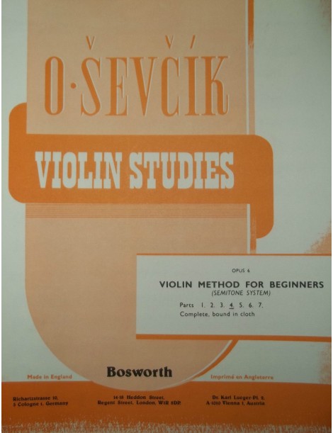 SEVCIK STUDI PER VIOLINO OP 6 PARTE 4