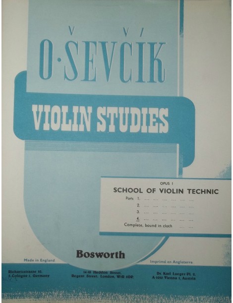 SEVCIK STUDI PER VIOLINO OPERA 1 PARTE 4