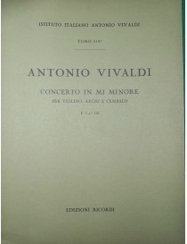 VIVALDI CONCERTO IN MI MINORE PER VIOLINO ,ARCHI E CEMBALO F1 N° 181