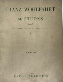 WOHLFAHRT 60 STUDI OP 43 VOL 2° PER VIOLINO SOLO