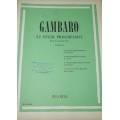 GAMBARO 22 STUDI PROGRESSIVI PER CLARINETTO