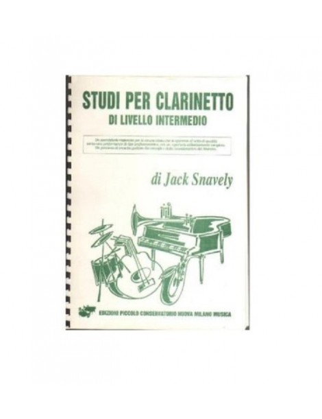 JACK SNAVELY STUDI PER CLARINETTO DI LIVELLO INTERMEDIO
