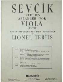 SEVCIK STUDI PER VIOLA OP 2 PARTE 3
