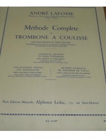 LAFOSSE METODO COMPLETO PER TROMBONE A COULISSE VOL 1°