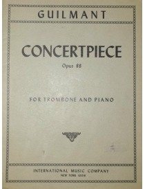 GUILMANT CONCERTPIECE OPUS 88 PER TROMBONE E PIANOFORTE