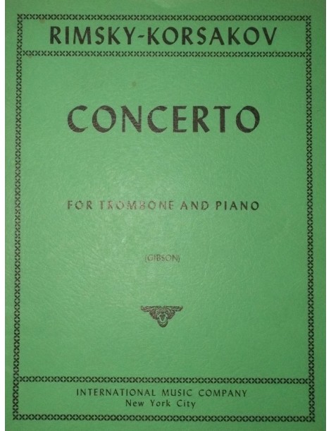 KORSAKOV CONCERTO PER TROMBONE E PIANOFORTE