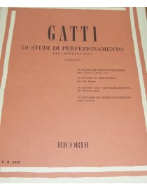 GATTI 10 STUDI DI PERFEZIONAMENTO PER CORNETTA SOLA