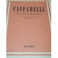 CAFFARELLI 100 STUDI MELODICI PER IL TRASPORTO NELLA TROMBA  CORSO COMPLETO