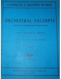 JAMES CHAMBERS ''ORCHESTRAL EXCERPTS'' PER TROMBA VOL 1°