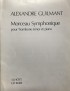GUILMANT MORCEAU SYMPHONIQUE PER TROMBONE TENORE E PIANOFORTE