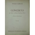 ALBINONI CONCERTO PER OBOE E ORCHESTRA D'ARCHI ( PARTE SOLISTA )OP 9 N° 2