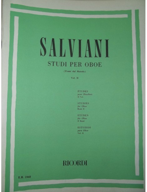 SALVIANI STUDI PER OBOE VOL 2°