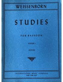 WEISSENBORN STUDI PER BASSO OP 8 VOL 1°