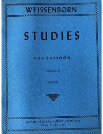 WEISSENBORN STUDIES FOR BASSOON VOL 2° OP 8