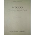 PIPPO MOLINO A SOLO PER SOPRANO E QUARTETTO D'ARCHI