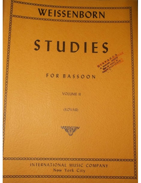 KOPPRASCH 60 STUDI FOR BASSON VOL 1°
