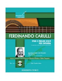 CARULLI STUDI E PRELUDI SCELTI PER CHITARRA + CD