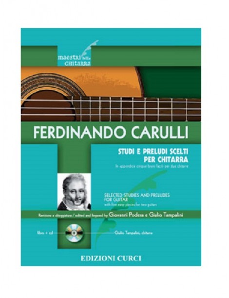 CARULLI STUDI E PRELUDI SCELTI PER CHITARRA + CD