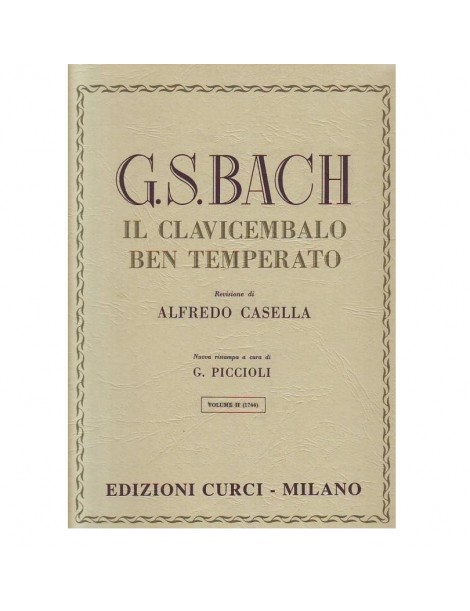 BACH IL CLAVICEMBALO BEN TEMPERATO VOL 2°