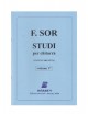 SOR STUDI PER CHITARRA VOL 1
