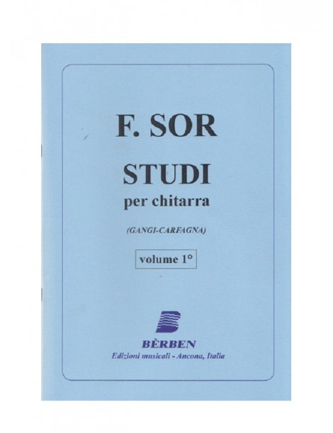 SOR STUDI PER CHITARRA VOL 1