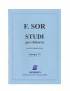 SOR STUDI PER CHITARRA VOL 1