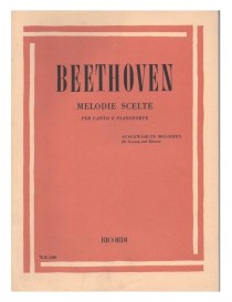 BEETHOVEN MELODIE SCELTE PER CANTO E PIANOFORTE