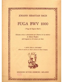 BACH FUGA BWV 1000 PER CHITARRA