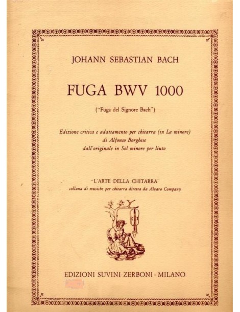 BACH FUGA BWV 1000 PER CHITARRA