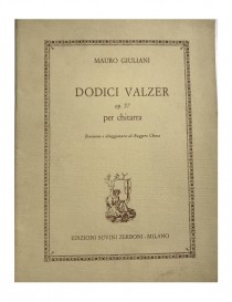 GIULIANI DODICI VALZER OP 57 PER CHITARRA