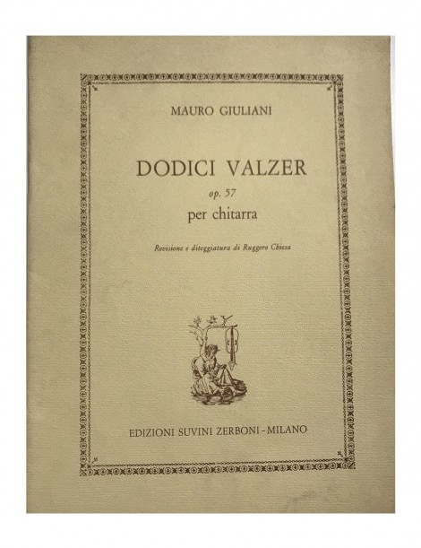 GIULIANI DODICI VALZER OP 57 PER CHITARRA