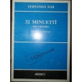 *SOR 32 MINUETTI PER CHITARRA