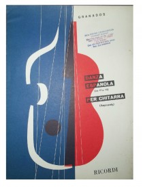 GRANADOS DANZA ESPANOLA OP 37 N° 10 PER CHITARRA