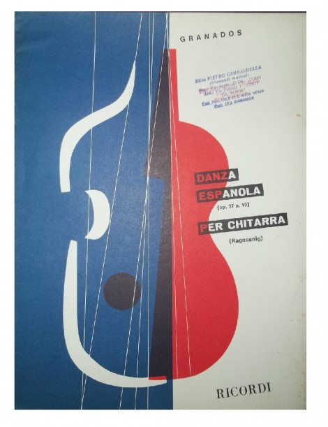 GRANADOS DANZA ESPANOLA OP 37 N° 10 PER CHITARRA
