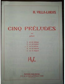 VILLA-LOBOS PRELUDIO N° 3 IN LA MINORE PER CHITARRA