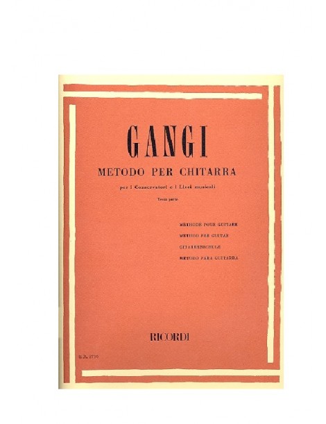 GANGI METODO PER CHITARRA PARTE TERZA