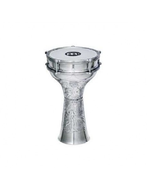 DARBUKA MEINL ALLUMINIO  HE-314-6 HAMMERED + PIATTINI