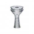 DARBUKA MEINL ALLUMINIO  HE-314-6 HAMMERED + PIATTINI