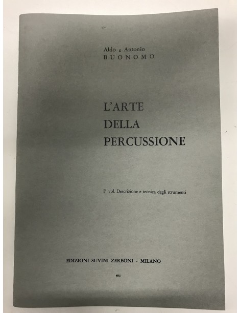 BUONOMO L'ARTE DELLA PERCUSSIONE VOL 1