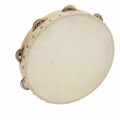 TAMBURELL0 DAM CM 25 CON PELLE NATURALE E PIATTINI