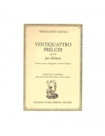 CARULLI VENTIQUATTRO PRELUDI OP 114 PER CHITARRA